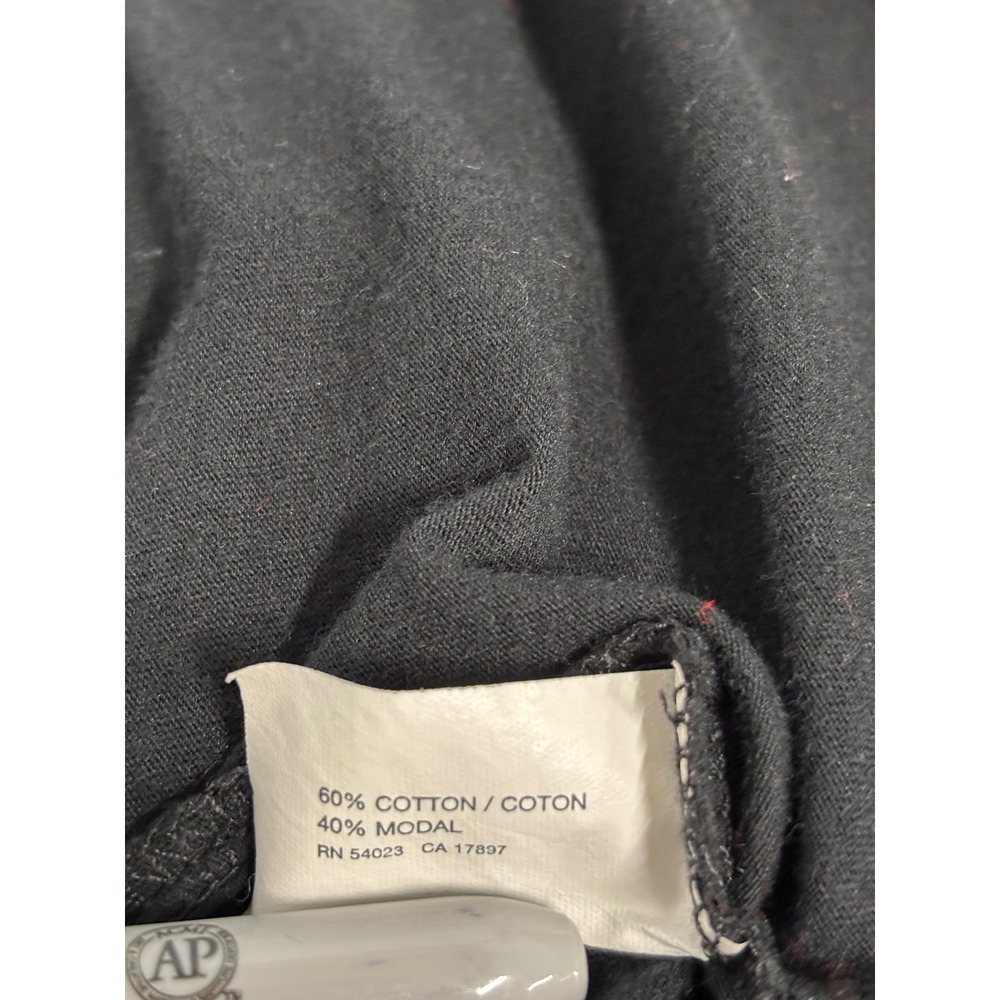 Gap Womens XL Top Bundle Black Smocked Shoulder & Grey Heathered Pocket T-Shirt - Picture 8 of 8